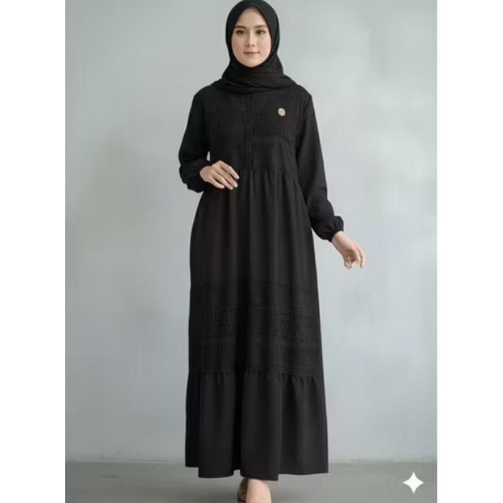 FAVORIT gamis crinkel air flow mix burkat premium/gamis lebaran burkat 2026 KEKINIAN