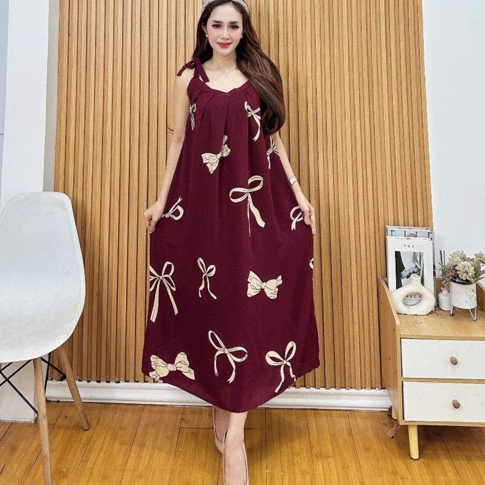 RECOMMENDED Daster Yukensi Jumbo ~ Daster Yukensi Tali Pundak Dress Yukensi