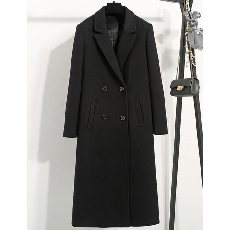 Diskon Blazer Outer Panjang Wanita Korea / Jas Fleece Musim Dingin Premium S-5Xl