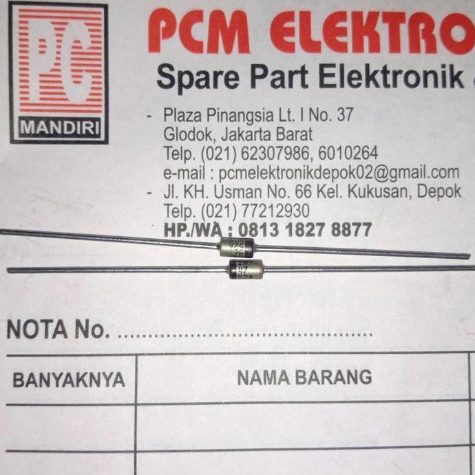 1N4752A IN4752A 1N 4752A 33V 33 V SILICON ZENER DIODA 1WATT DO-41 D'90