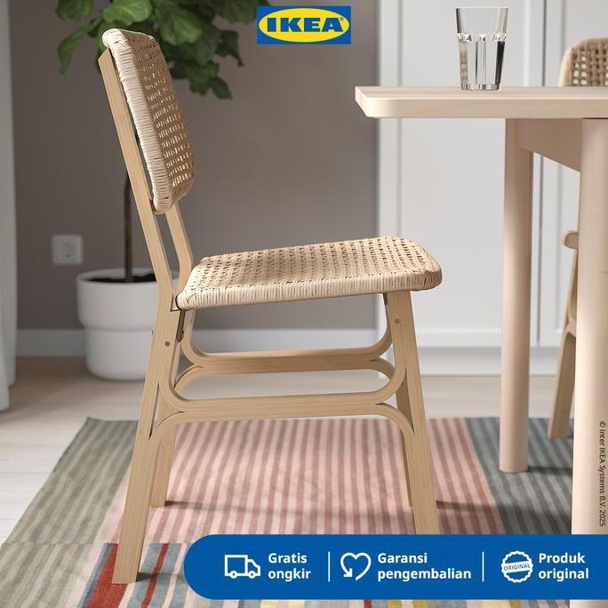 IKEA VOXLOV Kursi Serbaguna Bahan Bambu Warna Muda Chairs Furniture