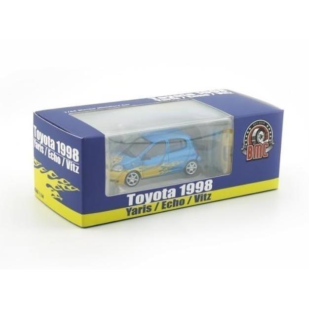 64B0307 64B0383 BM CREATIONS NISSAN 180SX METALLIC PINK TOYOTA ECHO PHYCO BLUE BMC DIECAST MOBIL AS2
