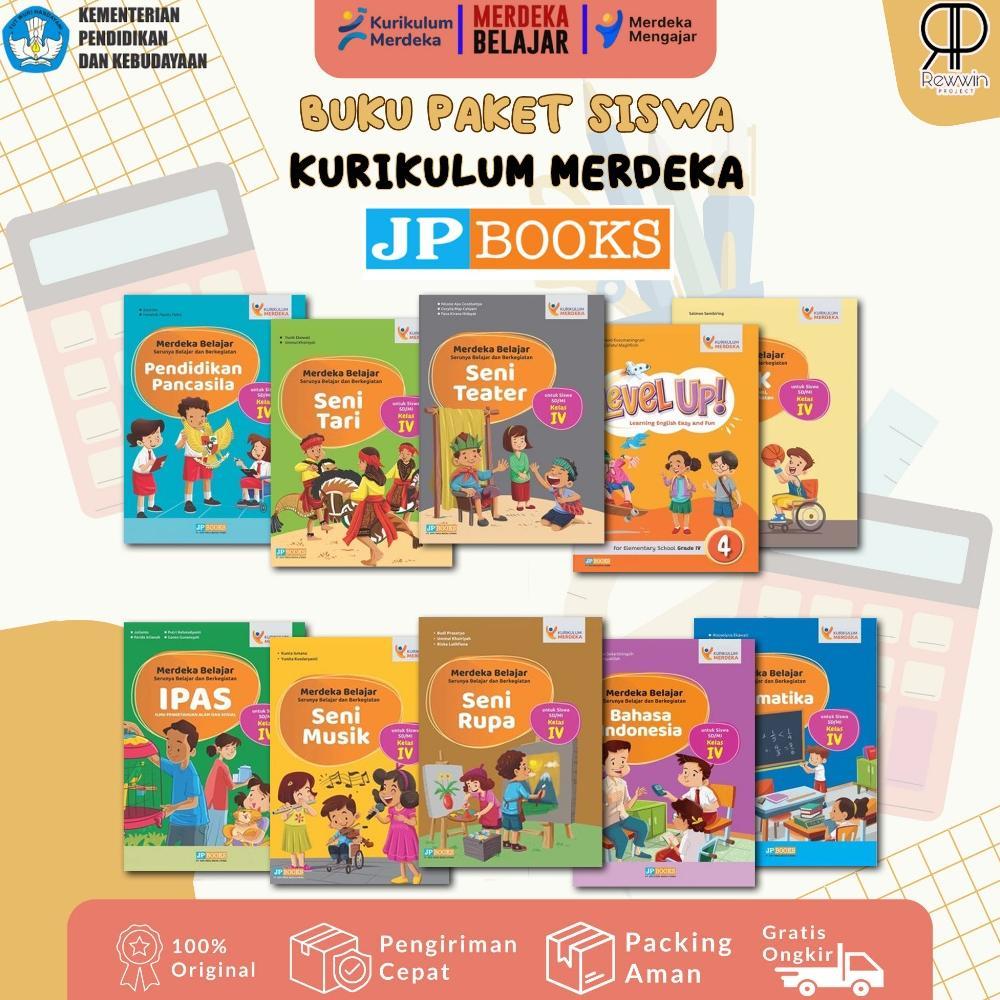 Buku Paket Kurikulum Merdeka SD Kelas 4 (IV) - Jp Books New
