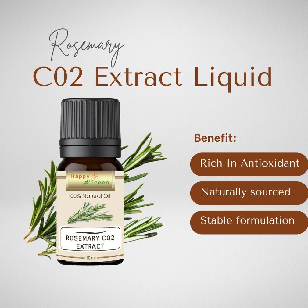 Happy Green Rosemary Antioxidant CO2 Extract Rosemary Oil Extract ROE essential oil
