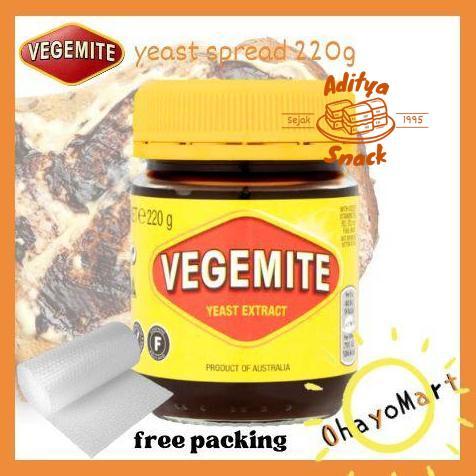 Crispy Vegemite Selai Vegemite Yeast Extract / Selai Australia Bervitamin Tinggi 220G
