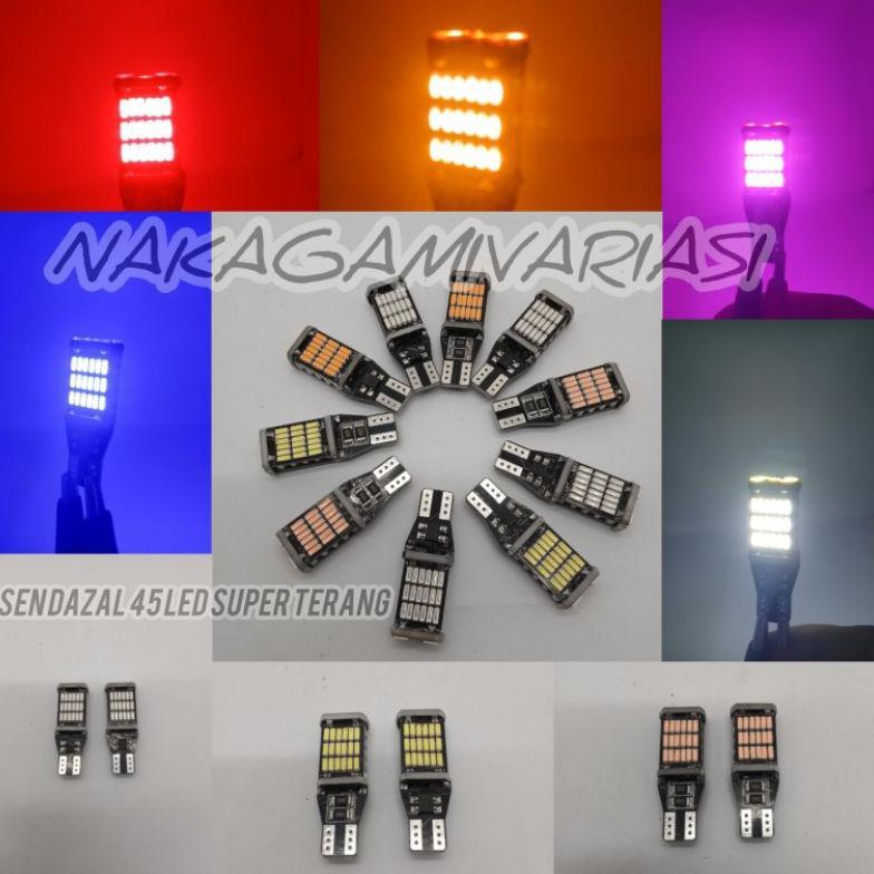 OmQ - Sepasang Sen Led Dajjal Motor 45 LED Sen Sein Senja Terang