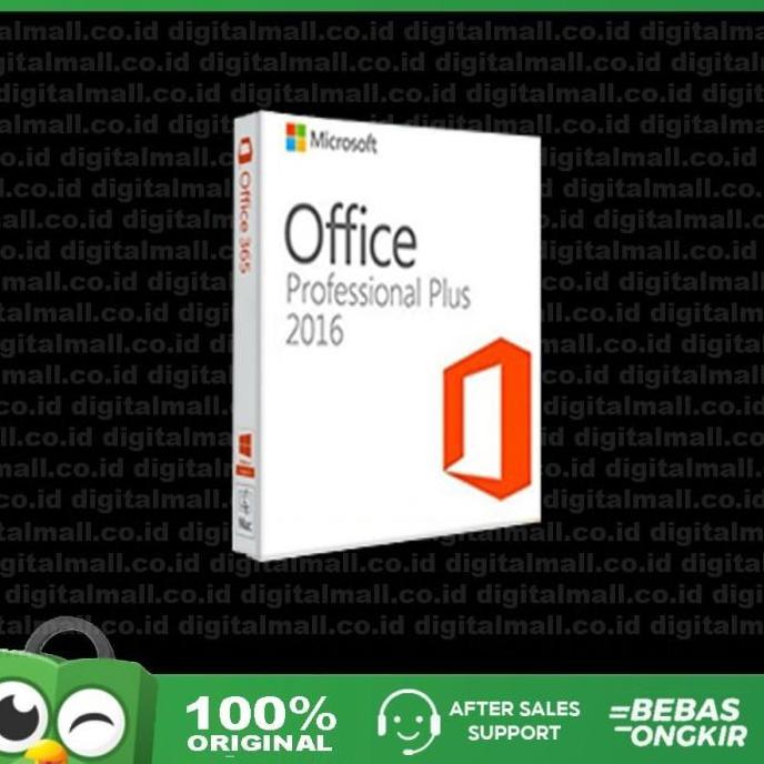 MICROSOFT OFFICE 2016 PRO PLUS LISENSI KEY ORIGINAL + DVD