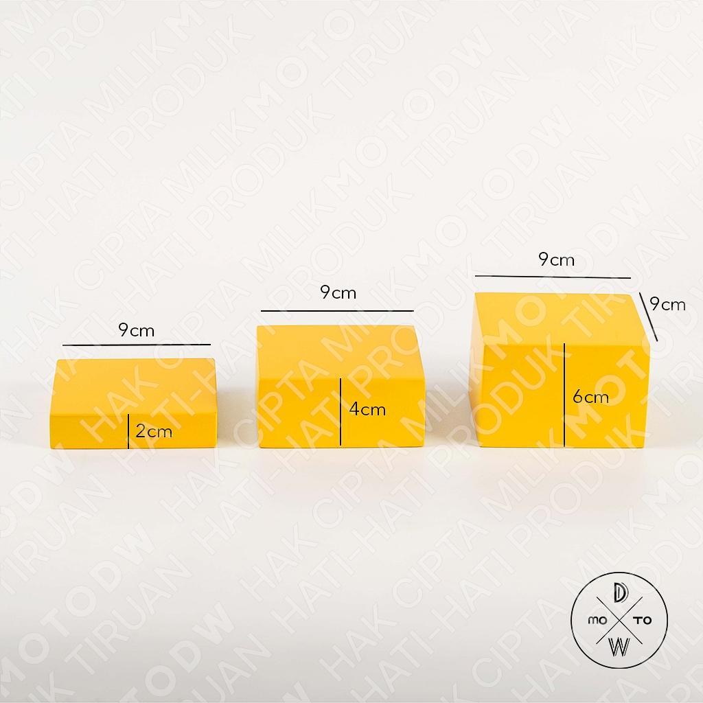 Props Fotografi - Podium / Leveling Balok Kubus Dan Tabung Minies