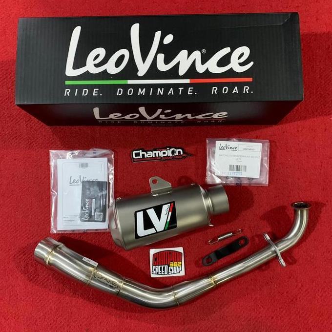 Knalpot Leovince Lv 10 Lv10 Stainless Ori Italy All New Nmax 2020-2023