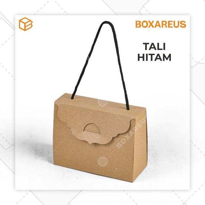 Savexz- Gift Box Kado Souvenir Packaging Hijab Brown Hitam | 317713
