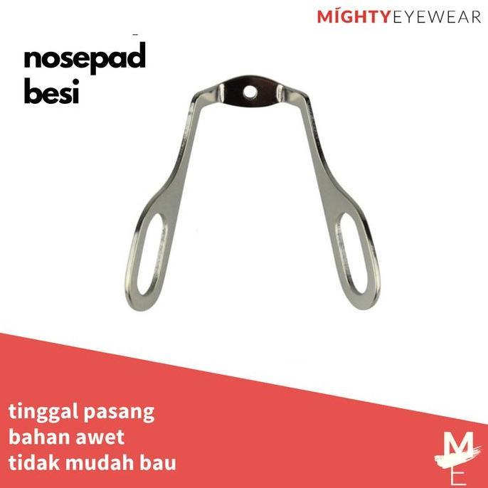 Dellx- Nosepad Besi Bantalan Hidung Kacamata Nosepad Tulang Pad Arm
