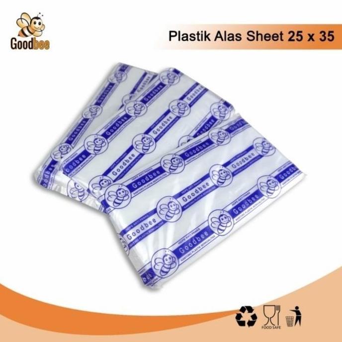 Savexz- Goodbee Hd Sheet 25 X 35 Cm - Plastik Alas Makanan Sheet 25X35Cm - 4 Pack