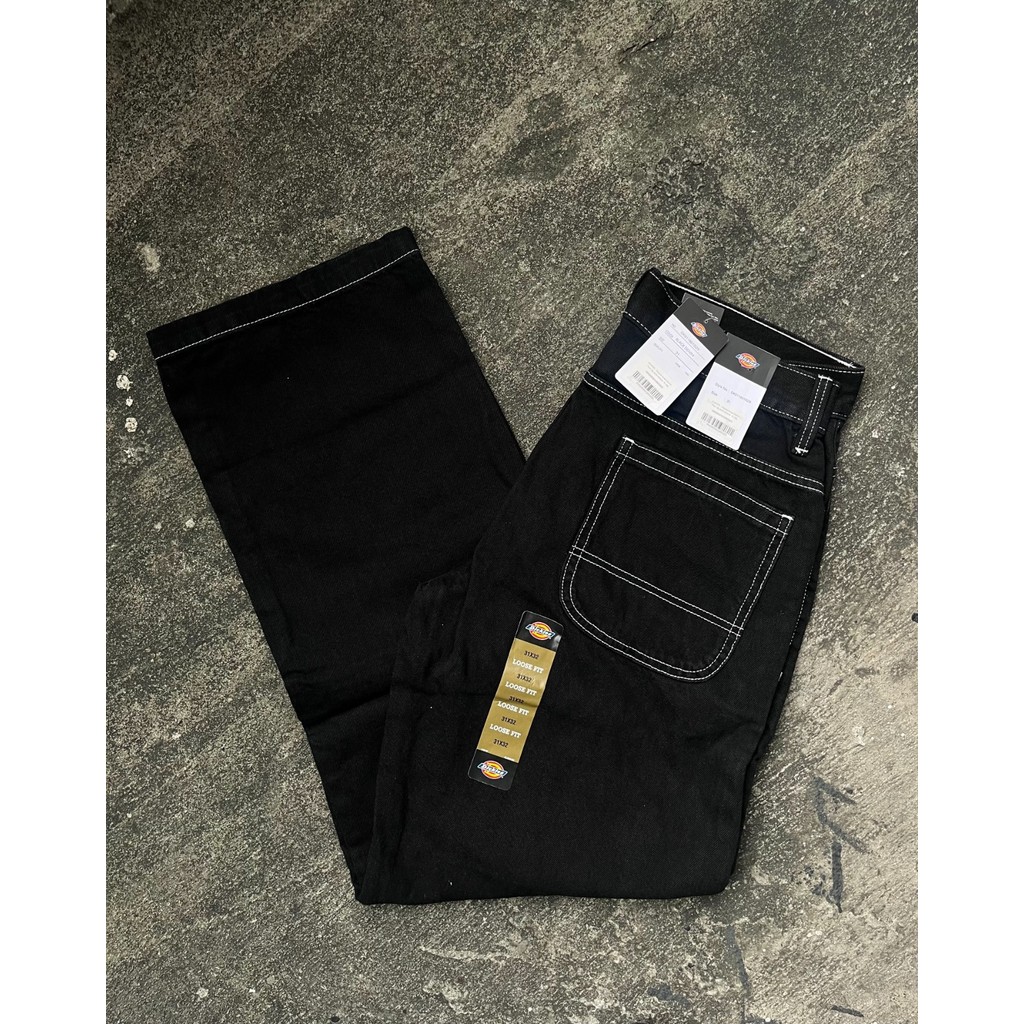 Dickies Double Knee – Black Denim [100% ORIGINAL]