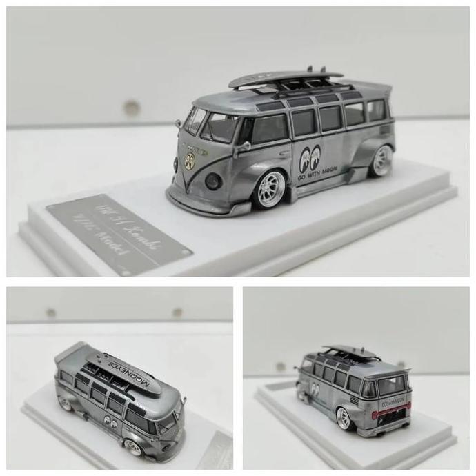 TPC 1/64 VW T1 COMBI MOONEYES VARNISH VERSION DIECAST AS2123