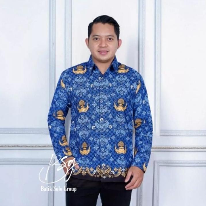 Batik Korpri Pria Terbaru Lapis Furing Dan Non Furing / Batik Korpri Pria / Seragam Korpri Pns