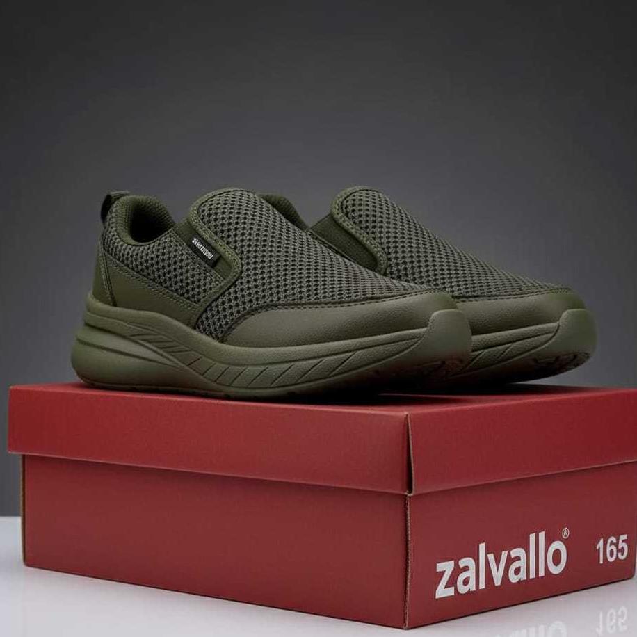 Sepatu Sneakers Pria Sepatu Slio On Tanpa Tali Cowok