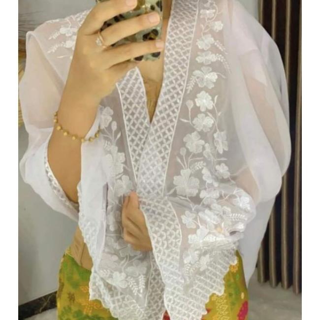 Kain Kebaya Sutra Youryu Cleopatra Warna Pilihan
