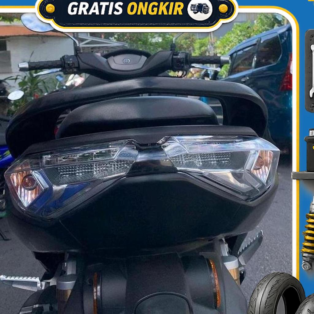 Mika Stoplamp Mika Lampu Belakang Clear/Bening New Nmax 2020-2023 Nemo