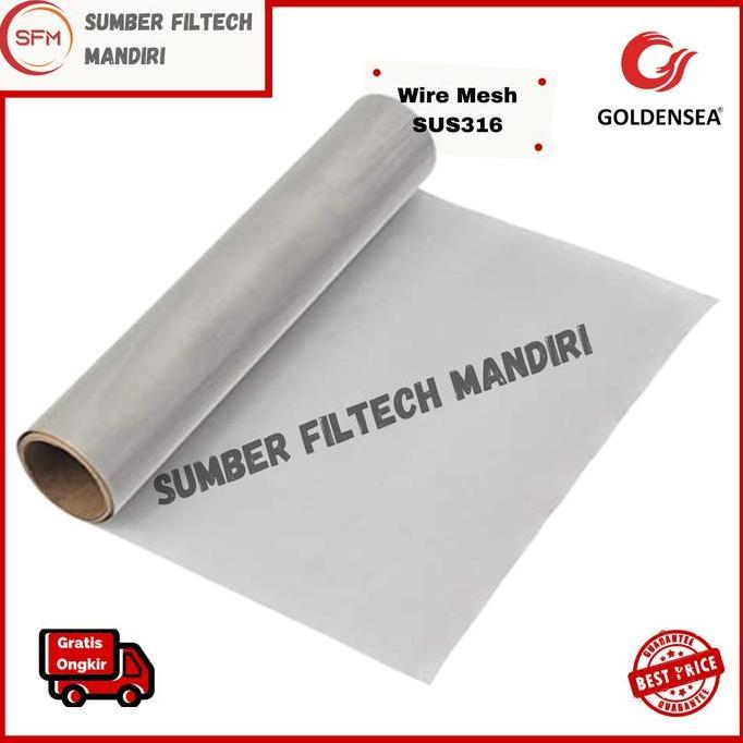 HARGA DISC - Wire Mesh Saringan SS 316 #325 Stainless Steel 316