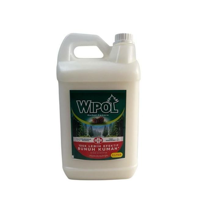 PROMO Pembersih Lantai Wipol Professional Disinfektan Bkc 5L Jerigen / Wipol Karbol Wangi Cemara 5 L