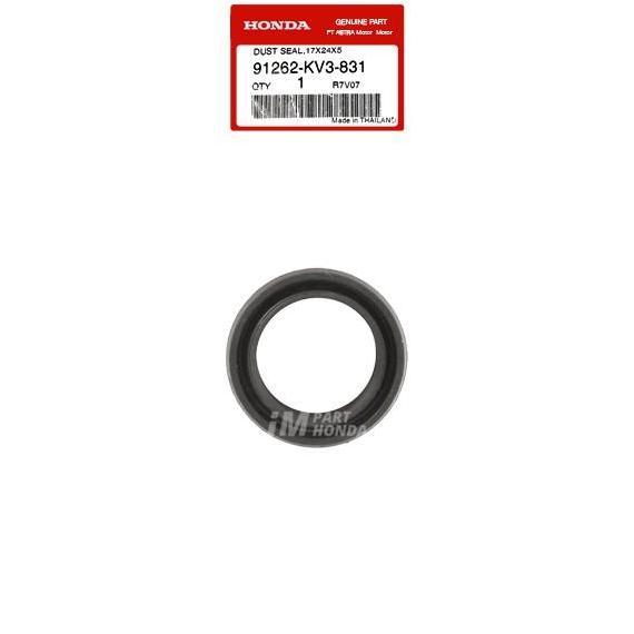 91262-KV3-831 DUST SEAL 17X24X5 SWING ARM PRO LINK CRF COCOK UNTUK CB CBR 150 250 R RR LED FI LOKAL 