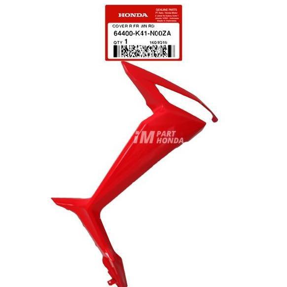 64400-K41-N00ZA COVER SAYAP KANAN NEW SUPRA X 125 FI MERAH FERARRI