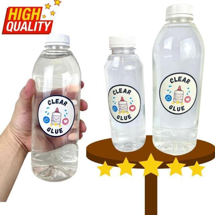 Clear Glue Lem Bening Transparan 1 KG Mirip Povinal Lem Slime TANPA CAMPURAN AIR 100% byGHEduPlay an