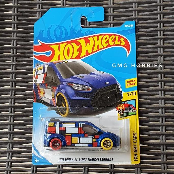 AC03 HOT WHEELS FORD TRANSIT CONNECT HW ART CARS HOTWHEELS HOT WHEELS AS2123