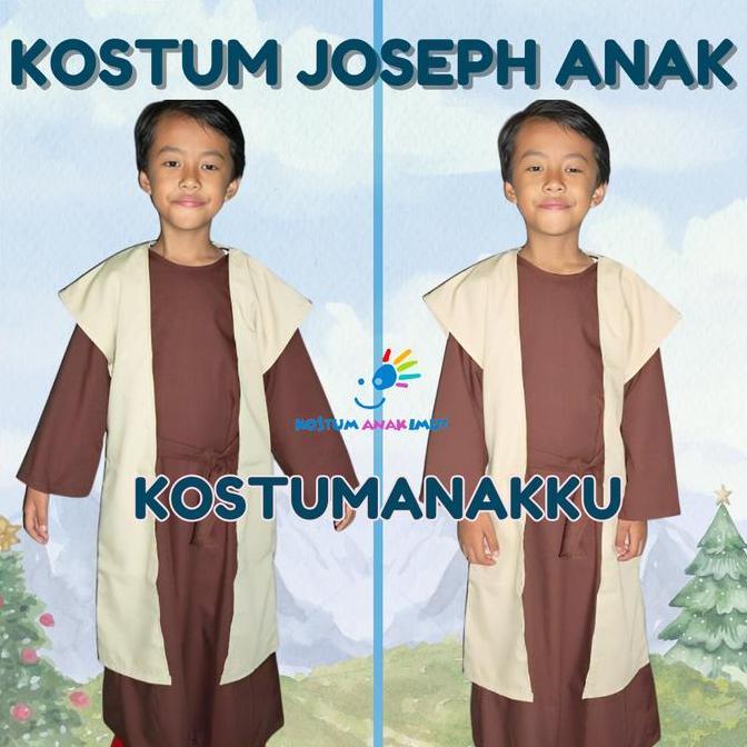 KOSTUM JOSEPH ANAK-KOSTUM YOSEF ANAK-KOSTUM NATAL ANAK