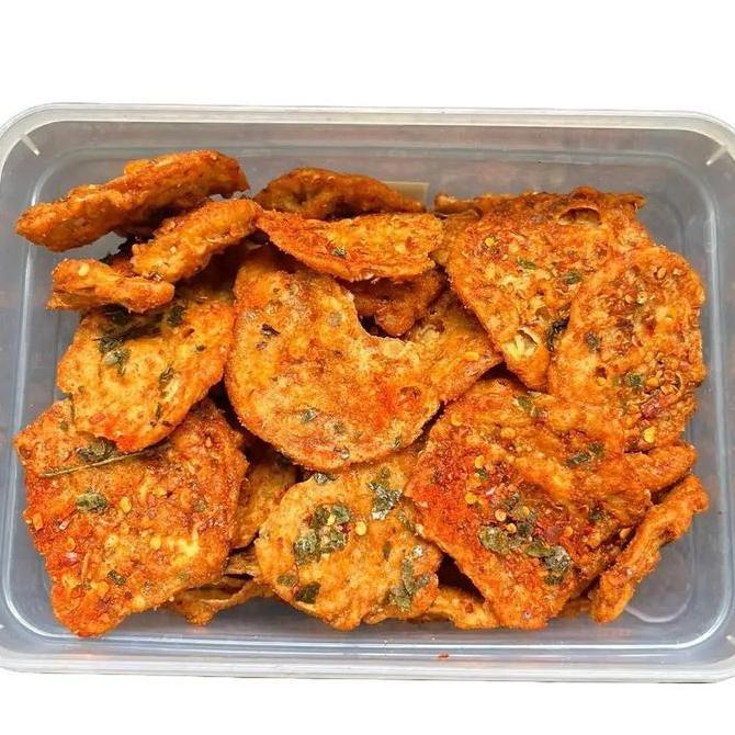Keripik Tempe Bandung Super Hotcrunch Premium 1 KG - Camilan Pedas Crunchy Ideal Untuk Pecinta Makan