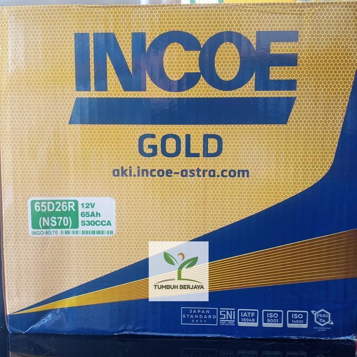 Original Aki Incoe Gold Ns70 12V 65Ah Panther Elf Truk Ps Canter Dll Original Dan Terpercaya