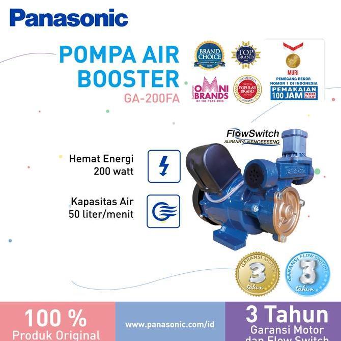 Panasonic GA-200FA - Pompa Pendorong / Booster Pump