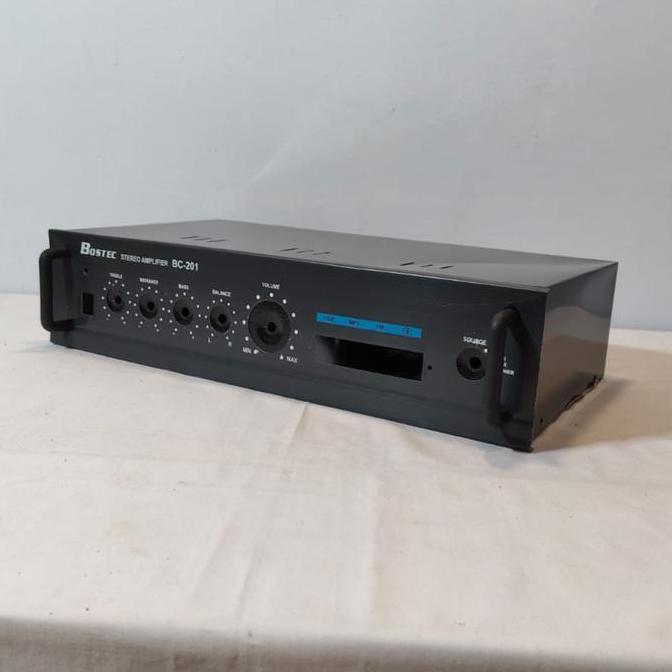 BOX BOK BC 201 BC201 POWER AMPLI FIER AMPLIFIER USB MP3 BLUETOOTH BESI PANJANG 43,5CM LEBAR 22CM TIN