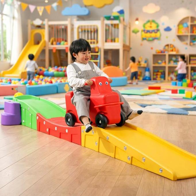 Mainan Mini Roller Coaster Anak H2301 Playground Bermain Anak-Anak
