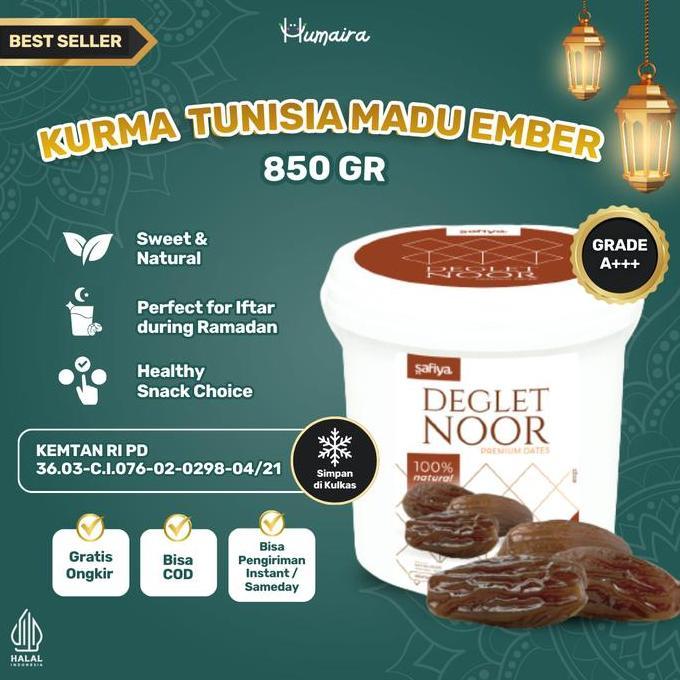 Kurma Ember 850 Gram Grade A Premium Quality Kurma Sukari Ajwa Mesir Tunisia Madu Kurma Raja Kurma B