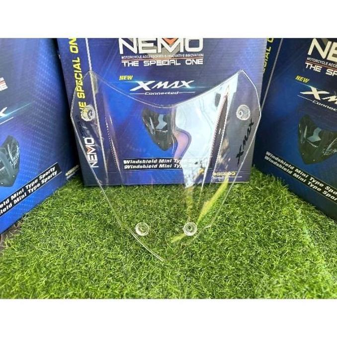 Windshield Xmax Connected Nemo Type Sporty Visor Xmax Connected Diskon