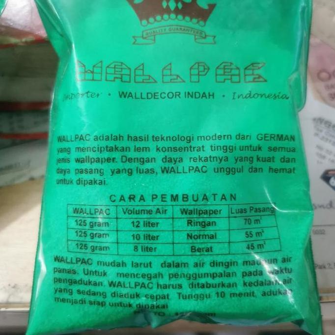 Promo Lem Wallpaper Wallpac Lem Tembok 125Gram Cod