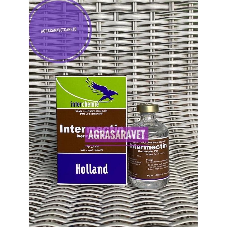 INTERMECTIN 50ml ( 1%) Obat Cacing Parasit