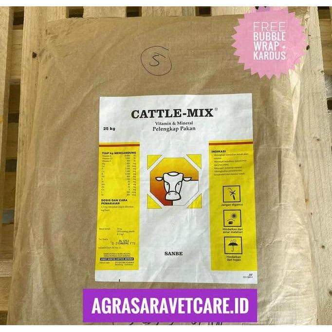 Premix Cattle Mix 25 KG - PREMIX penggemuk Sapi Kambing Hewan Ternak