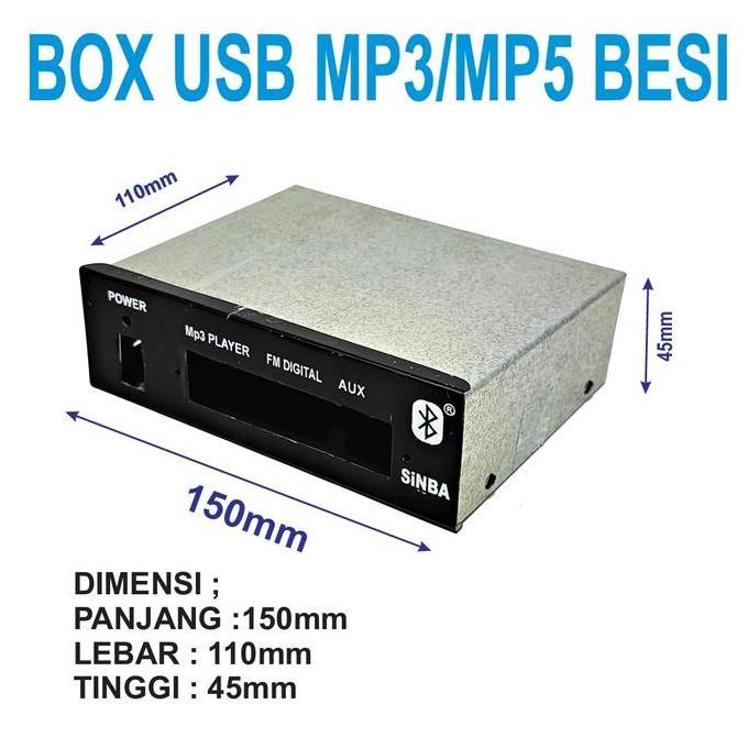 BOX BOK BESI USB MP3 MP5 FM PLAYER BLUETOOTH TKEDRO