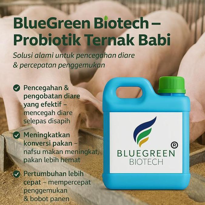 Probiotik Ternak Babi BlueGreen Biotech