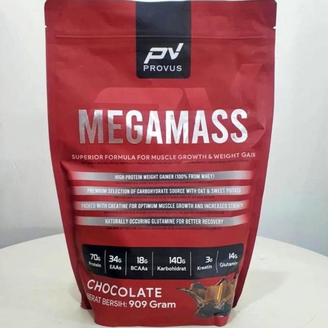 Pv Megamass 2 Lbs - 900Gr Provus Megamass Gainer 2Lbs Susubulking