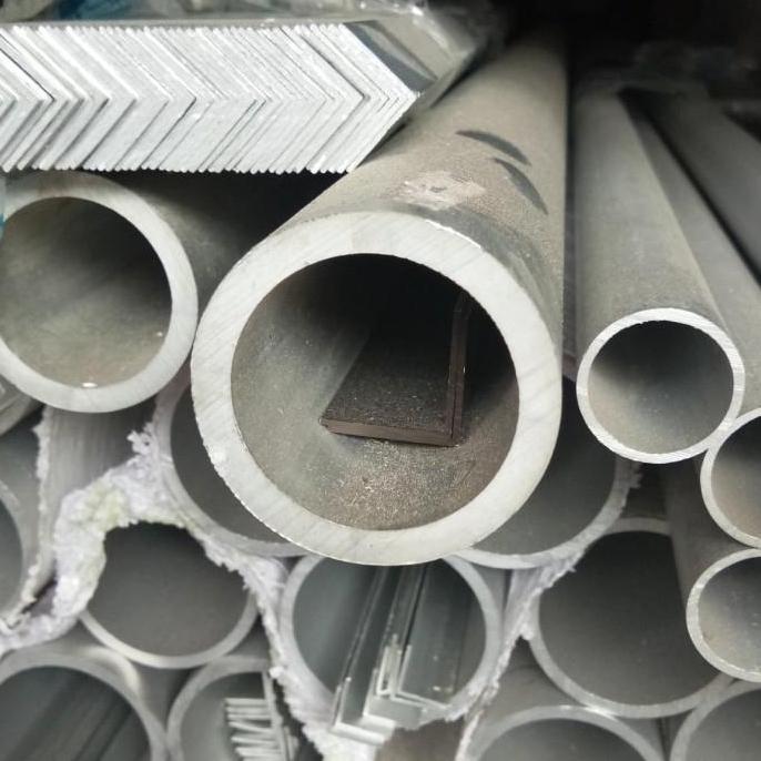 pipa aluminium 120mm tebal 20mm id 80mm seri 6063