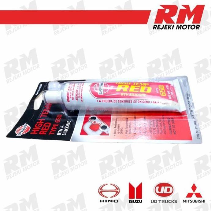 Promo Lem Silicone Red Versachem Hi Temp Type 650 85Grm Cod