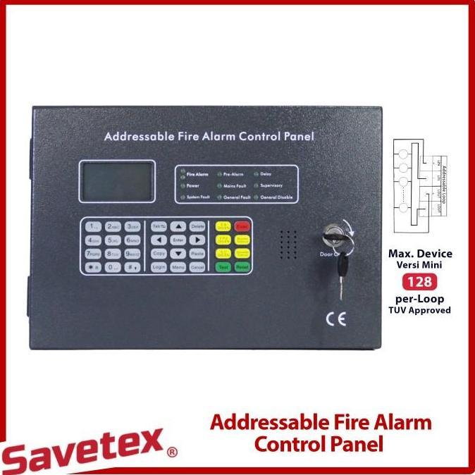 BEBAS ONGKIR - Fire Alarm Control Panel Full Addressable Mini / MCFA Addressable ASW