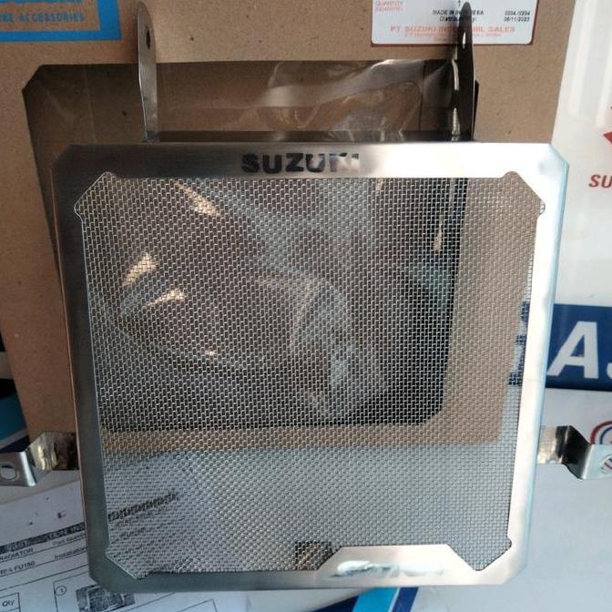 cover tutup radiator Satria Fu injeksi Original Suzuki Genuine Part SGP Motor Engine