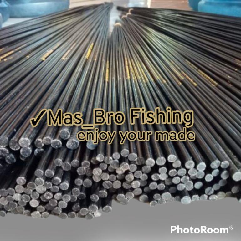 (GRATIS PACKING PIPA) BAHAN CUSTOM JORAN FIBER SOLID 50 - 200 CM / STIK BLANK FIBER PADAT BERKUALITA