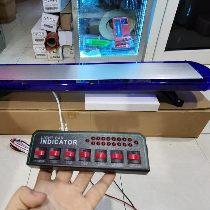 jaestrii / strobo atap mobil Led biru Diskon