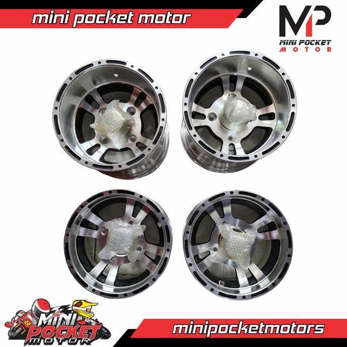 Terlaris Velg Racing Atv Ring 10 Inch Velg Atv Ring 10 Alloy + Wheels Dop