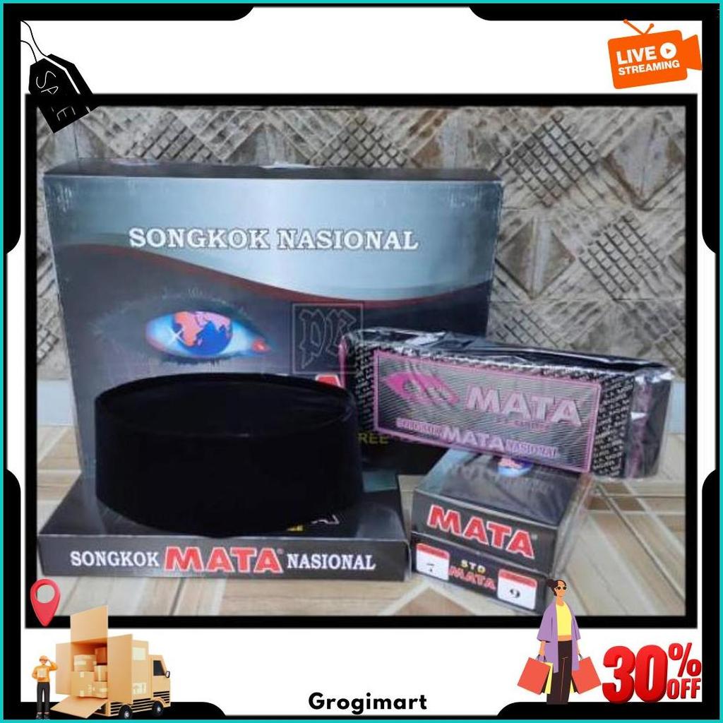 Terlaris Songkok Nasional Mata / Peci Nasional Cap Mata Produk Favorit